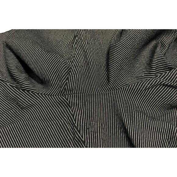 7TH AVENUE DESIGN STUDIO SKINNY LEG PULL-ON PANTS, WOMENS-L-GREY/WHITE PINSTRIPE - Picture 5 of 12